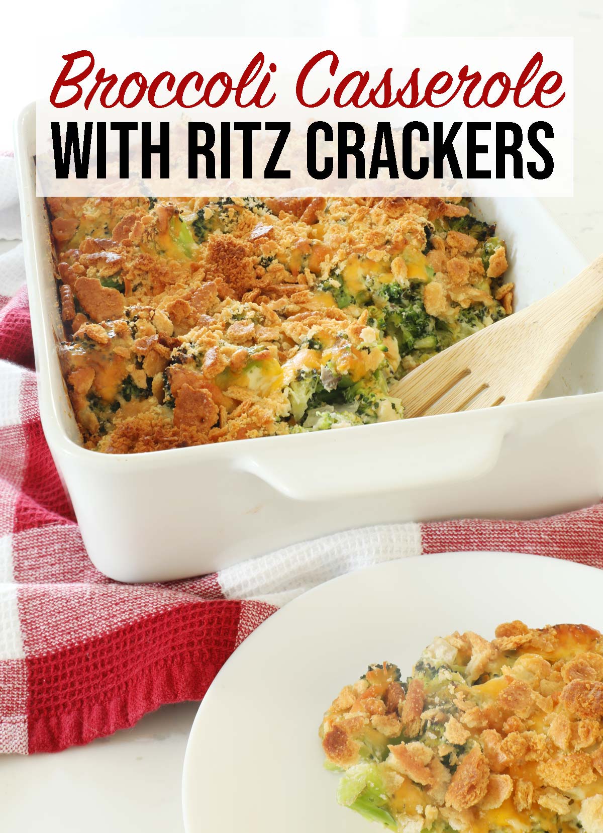 Broccoli Casserole with Ritz Crackers - Weekend Craft