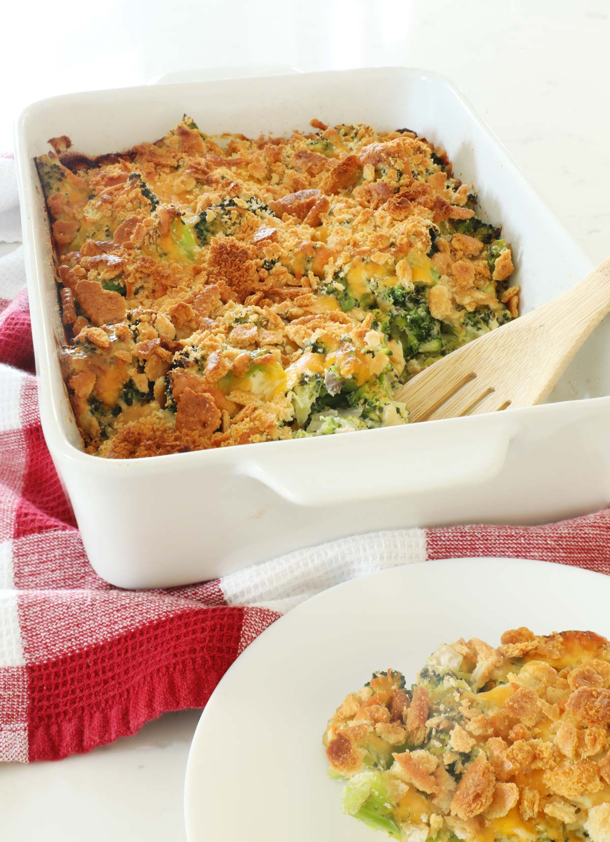 Broccoli Casserole With Ritz Crackers Weekend Craft   BroccoliCasseroleNoMayo 