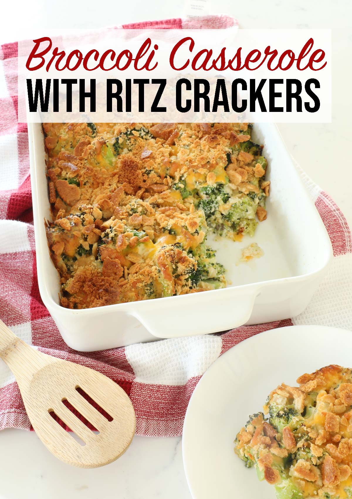 Broccoli Casserole with Ritz Crackers - Weekend Craft