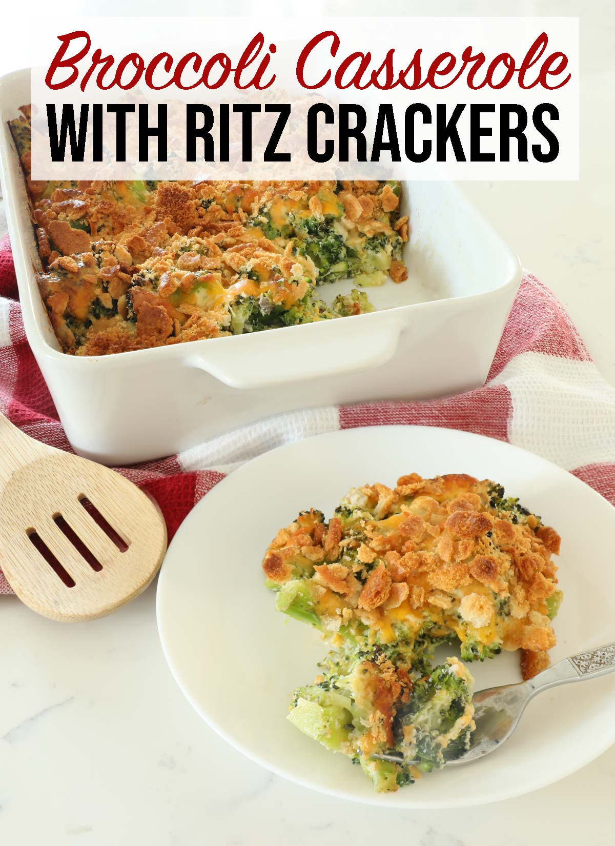 Broccoli Casserole with Ritz Crackers - Weekend Craft