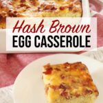 Hash brown patty egg casserole