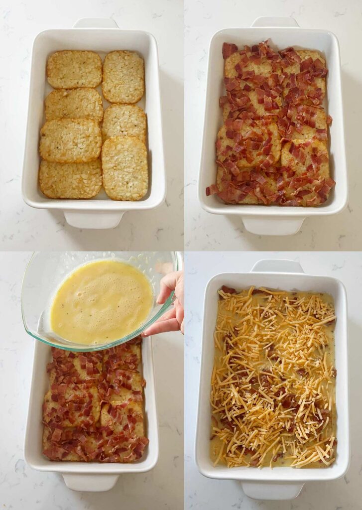 How to make Hash brown Egg Casserole
