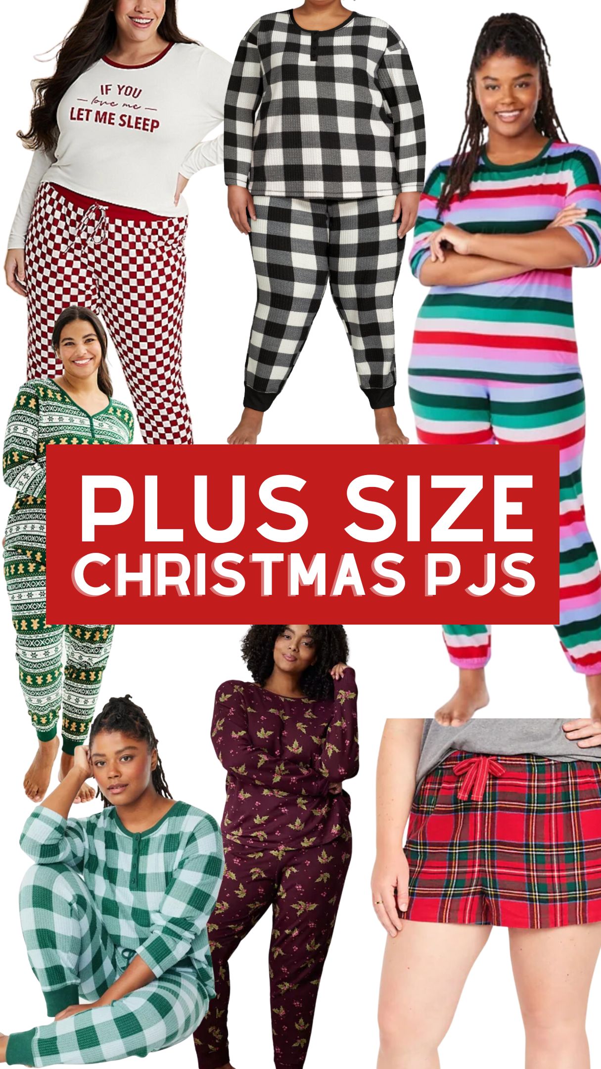 Plus Size Christmas Pajamas