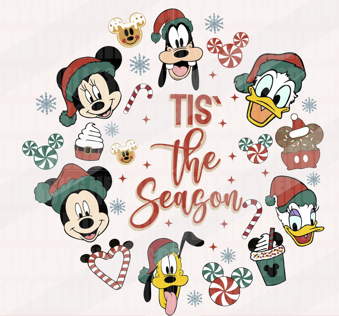 Disney Christmas SVG Cut Files