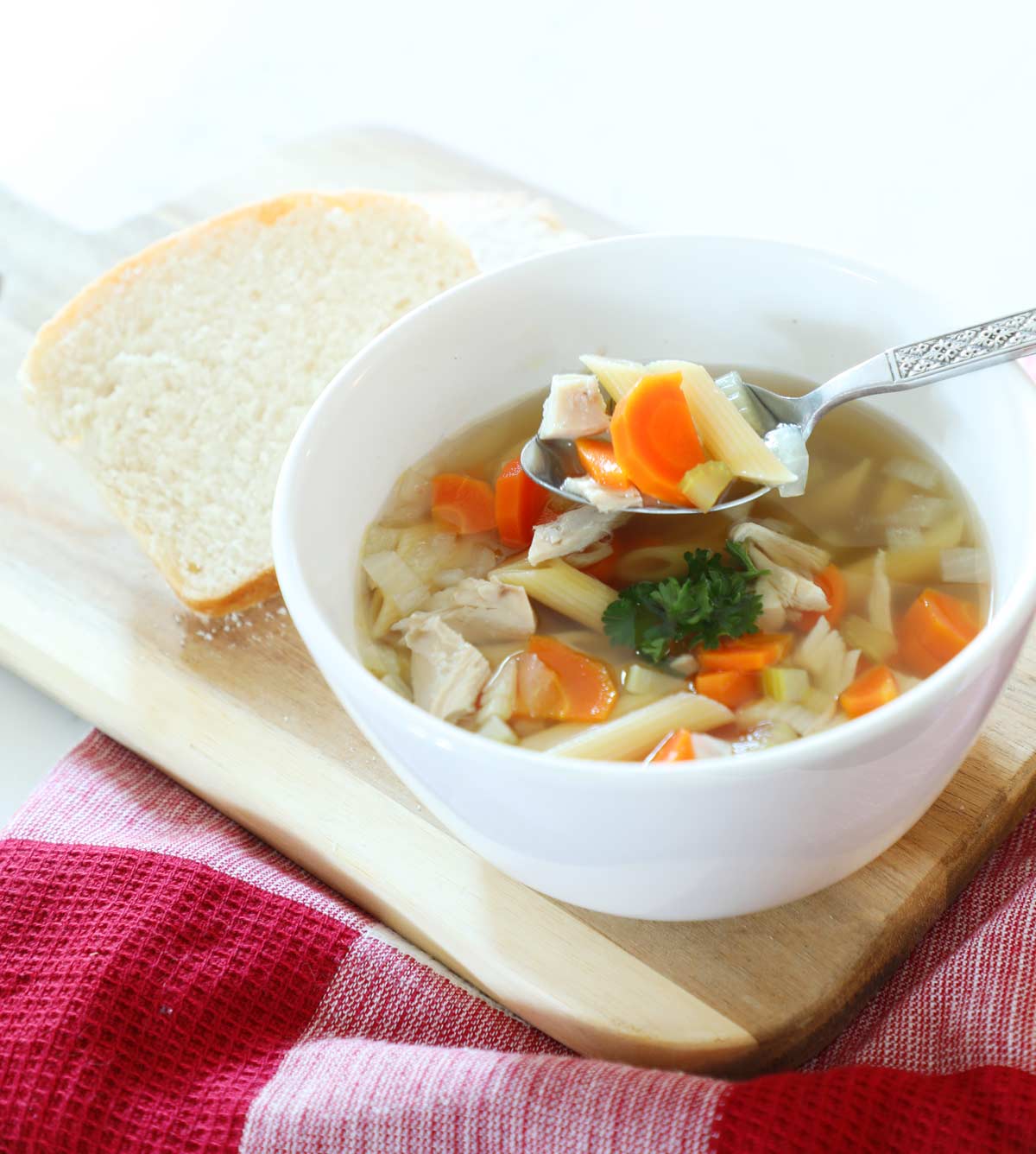 Turkey Noodle Soup - Weekend Craft