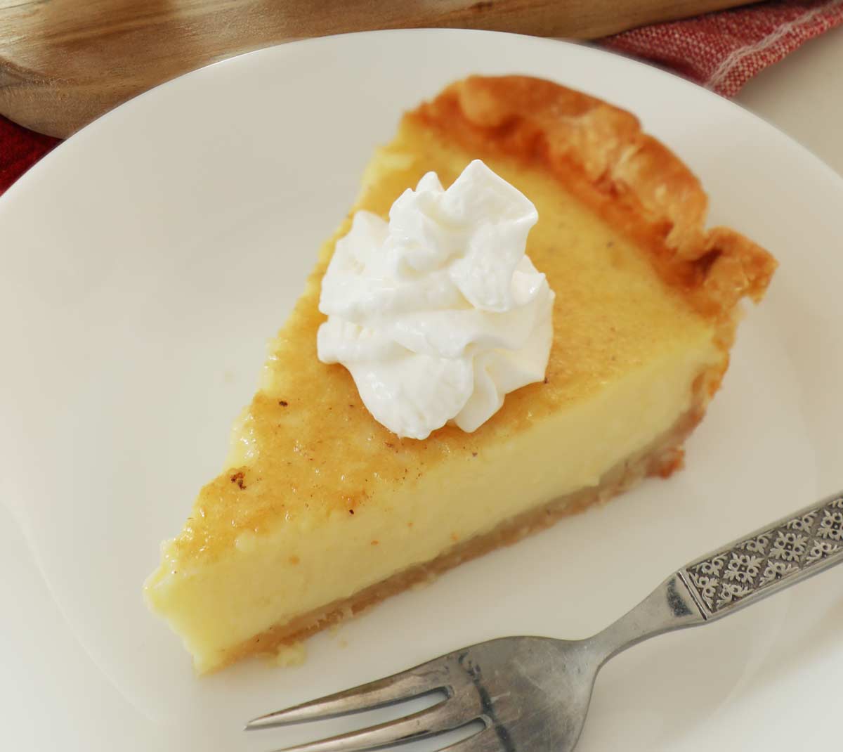 Egg Custard Pie - Weekend Craft