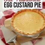 egg custard pie