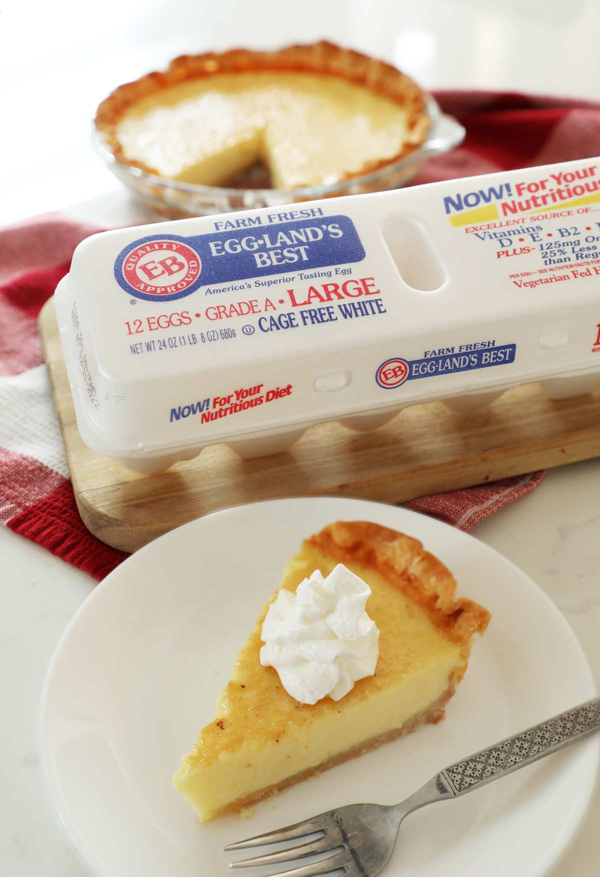 Egg Custard Pie - Weekend Craft
