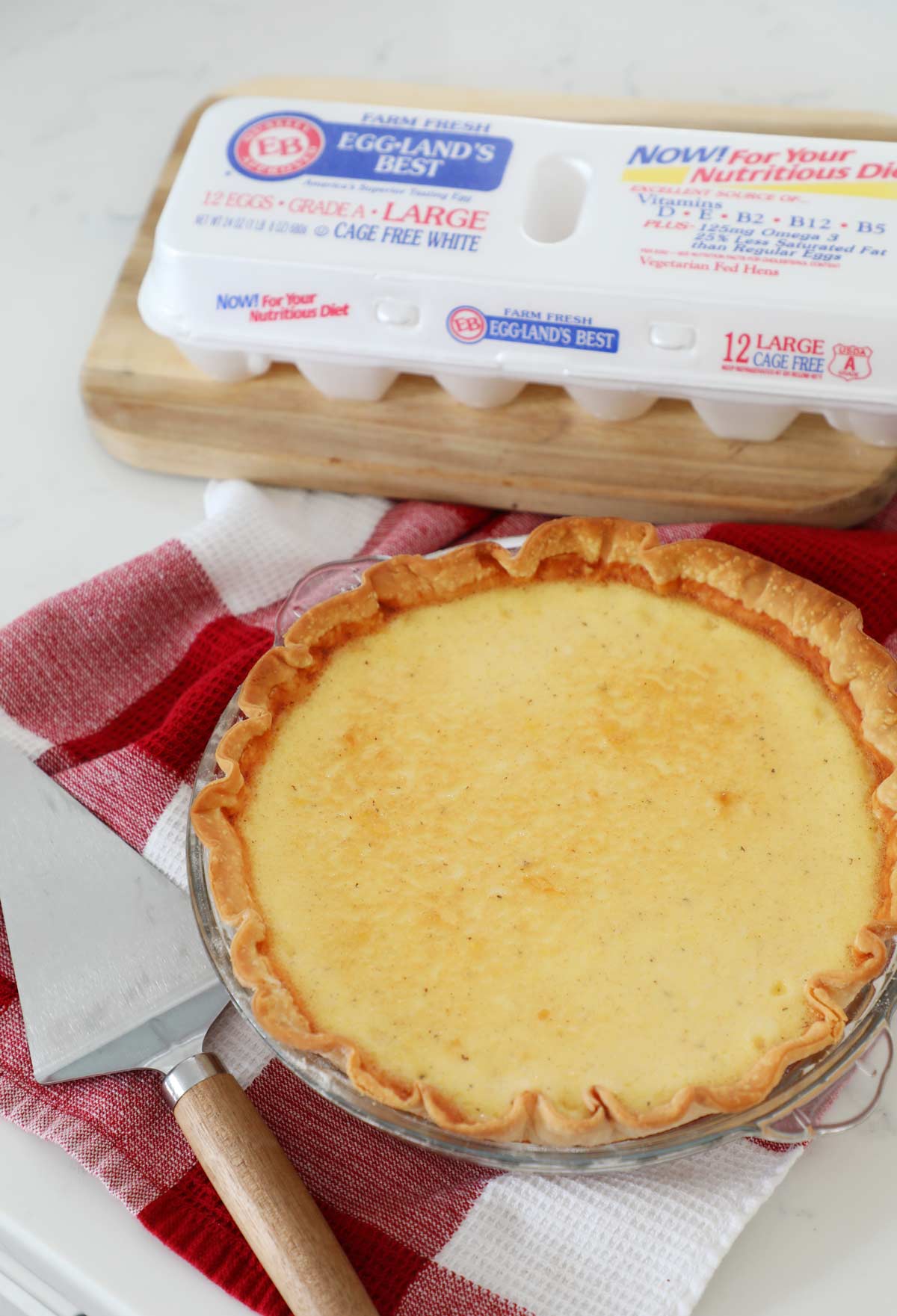 Egg Custard Pie - Weekend Craft