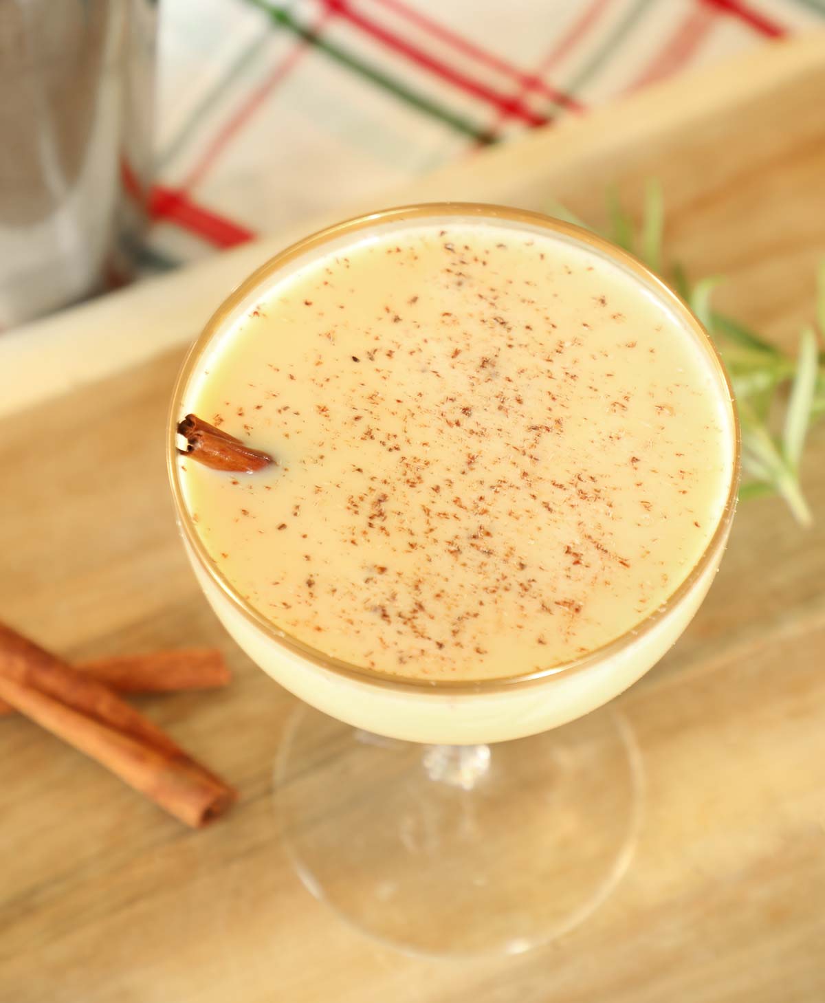 Eggnog Martini Weekend Craft
