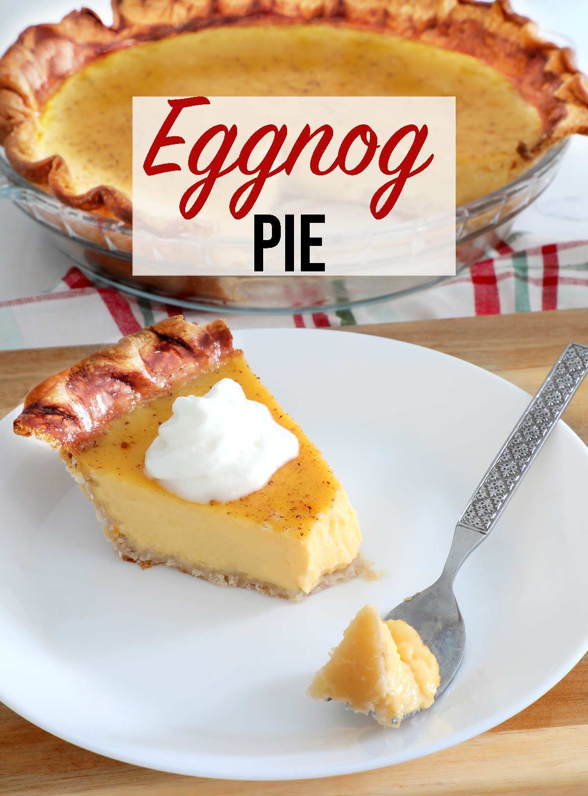 Eggnog Pie - Weekend Craft