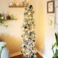 Green and Gold Pencil Christmas Tree