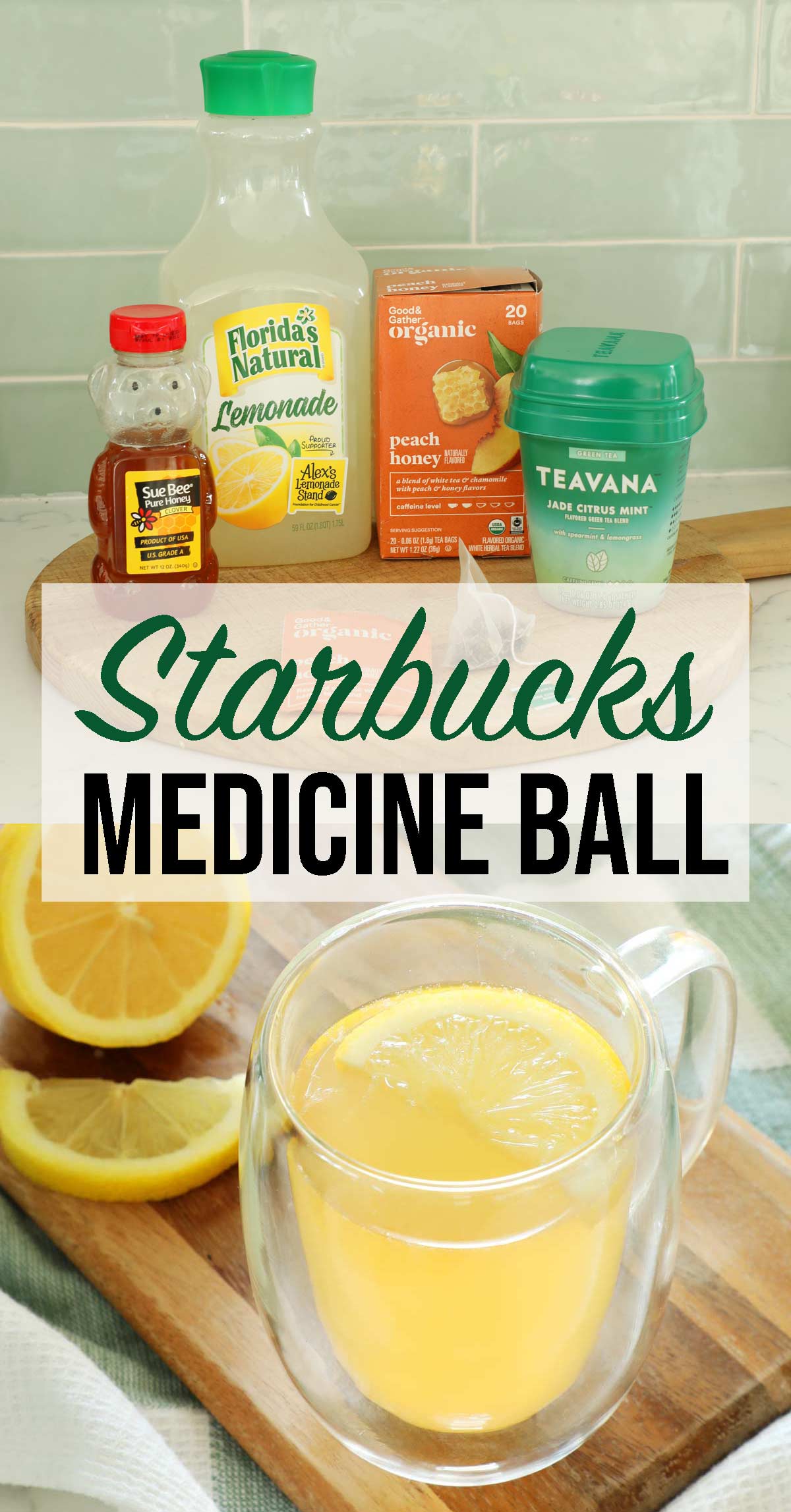 Starbucks Medicine Ball Weekend Craft