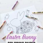 Easter Bunny Coloring Pages.