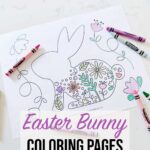 Easter Bunny Coloring Pages.