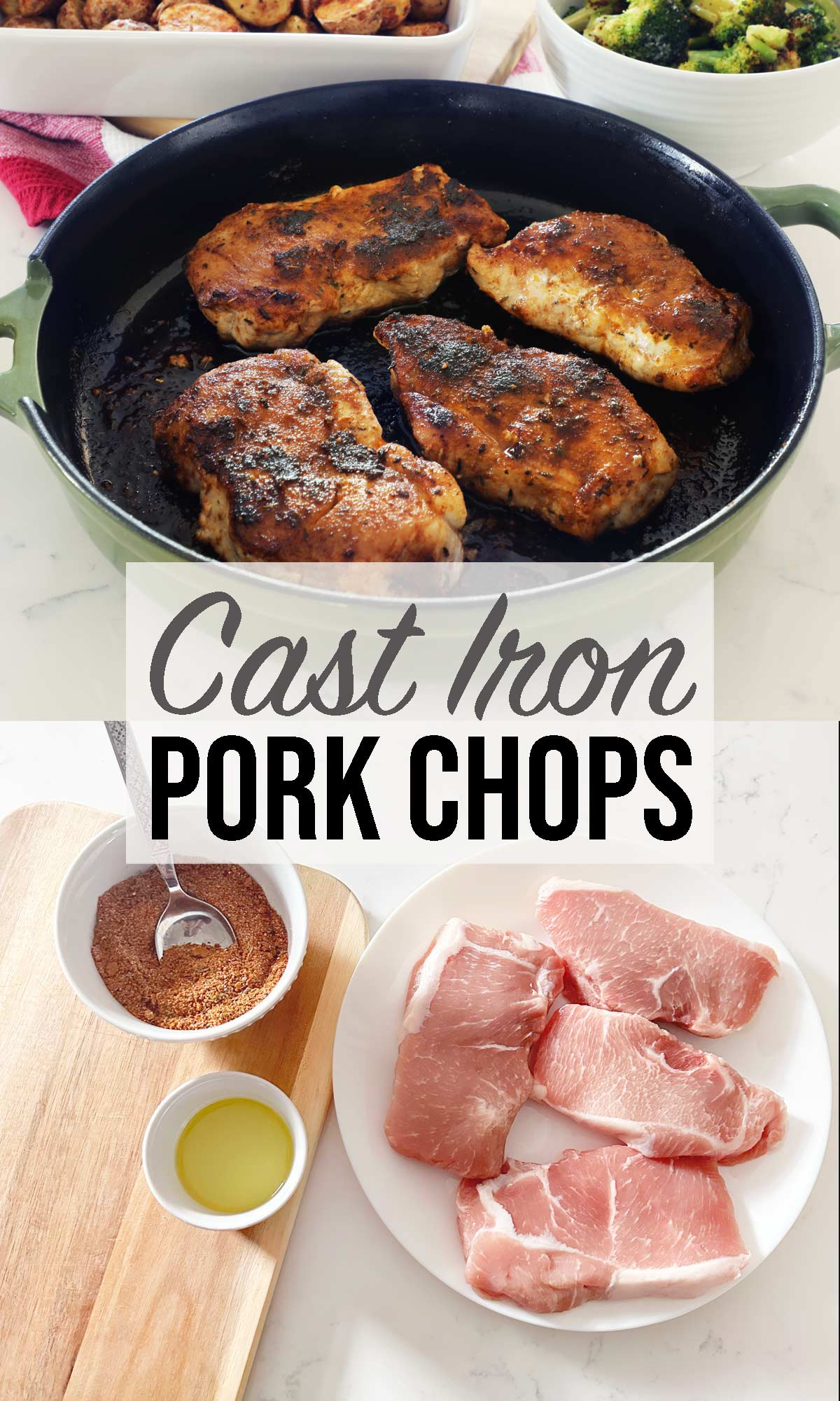 Cast Iron Pork Chops - Weekend Craft