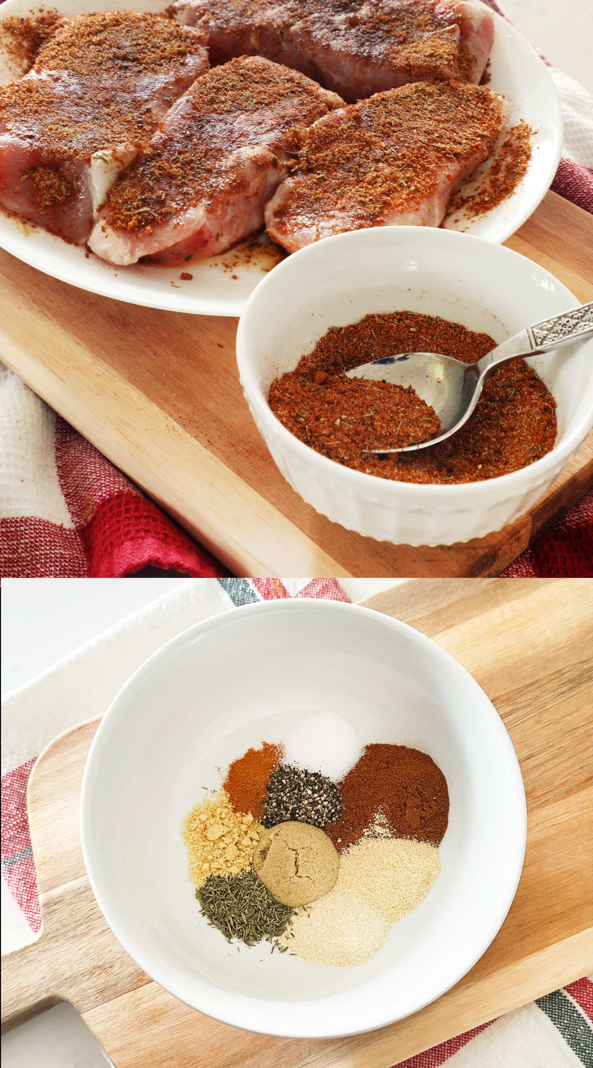 Seasoning For Pork Chops Weekend Craft   Pork Seasoning Ingredients Collage 