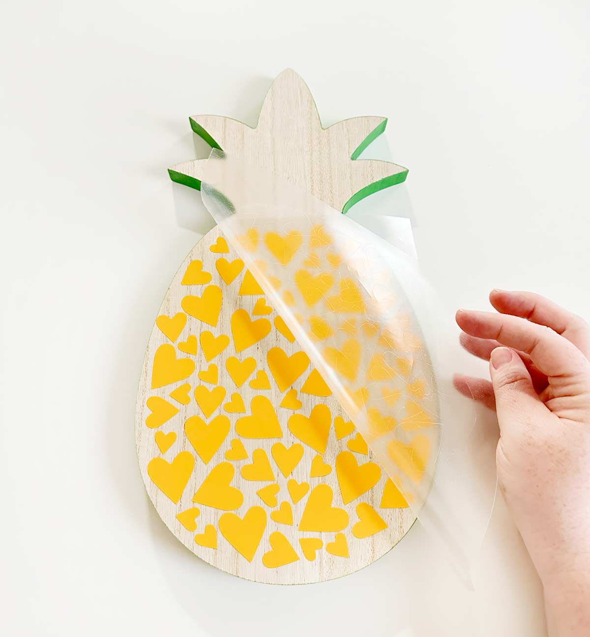 How To Use IronOn Vinyl on Wood Weekend Craft