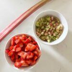 strawberries and rhubarb