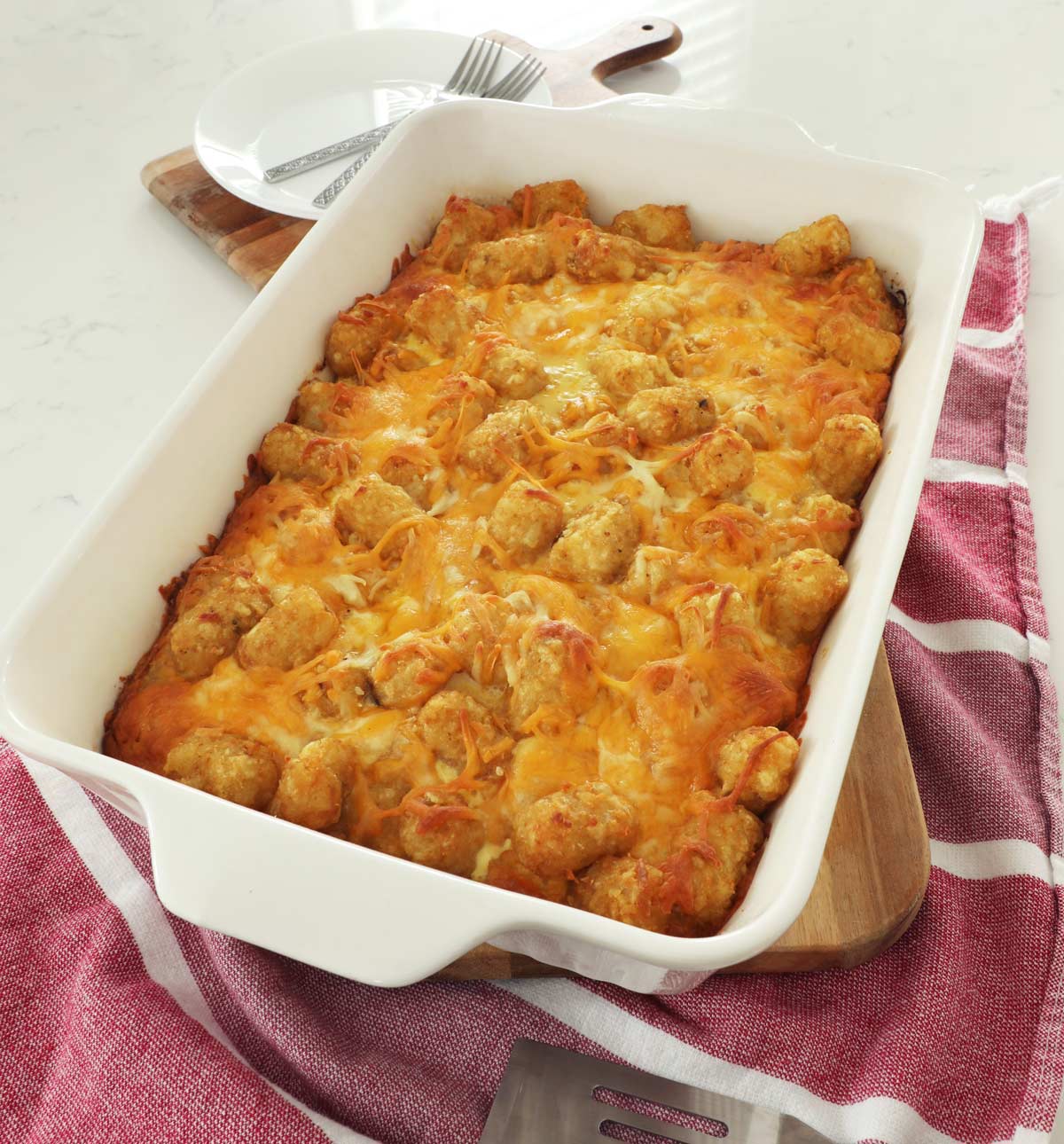 Breakfast Casserole With Tater Tots - Weekend Craft