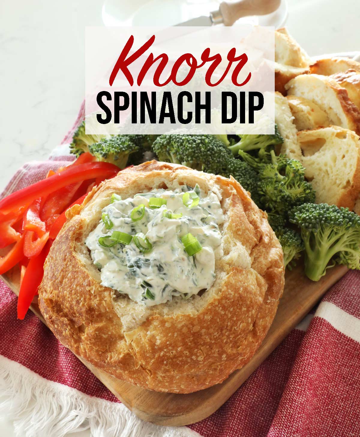 Knorr Spinach Dip - Weekend Craft